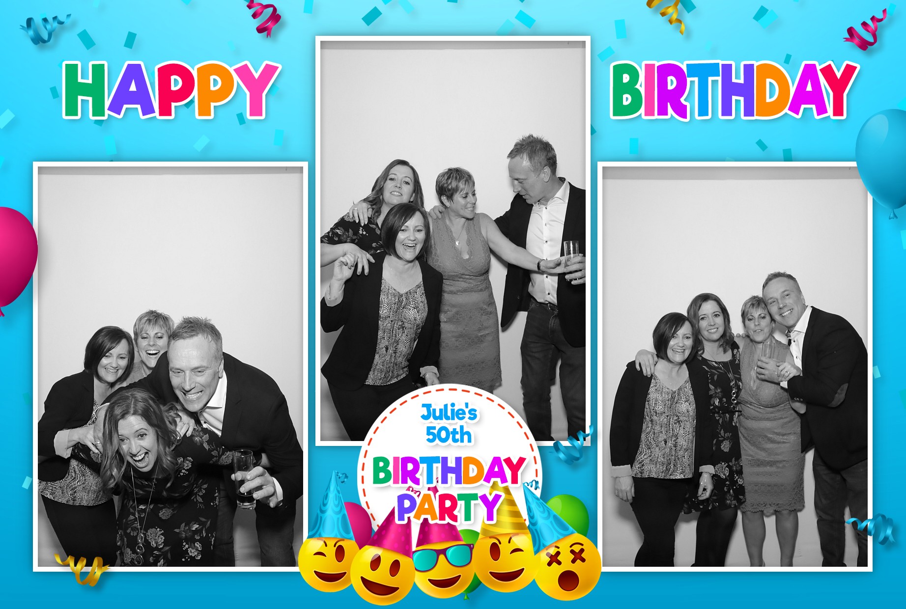 Julie's 50th Birthday | View more photos from the event at gallery.myphotoboothexperience.co.uk/u/MyPhotoBoothExperienceLtd/Julies-50th-Birthday